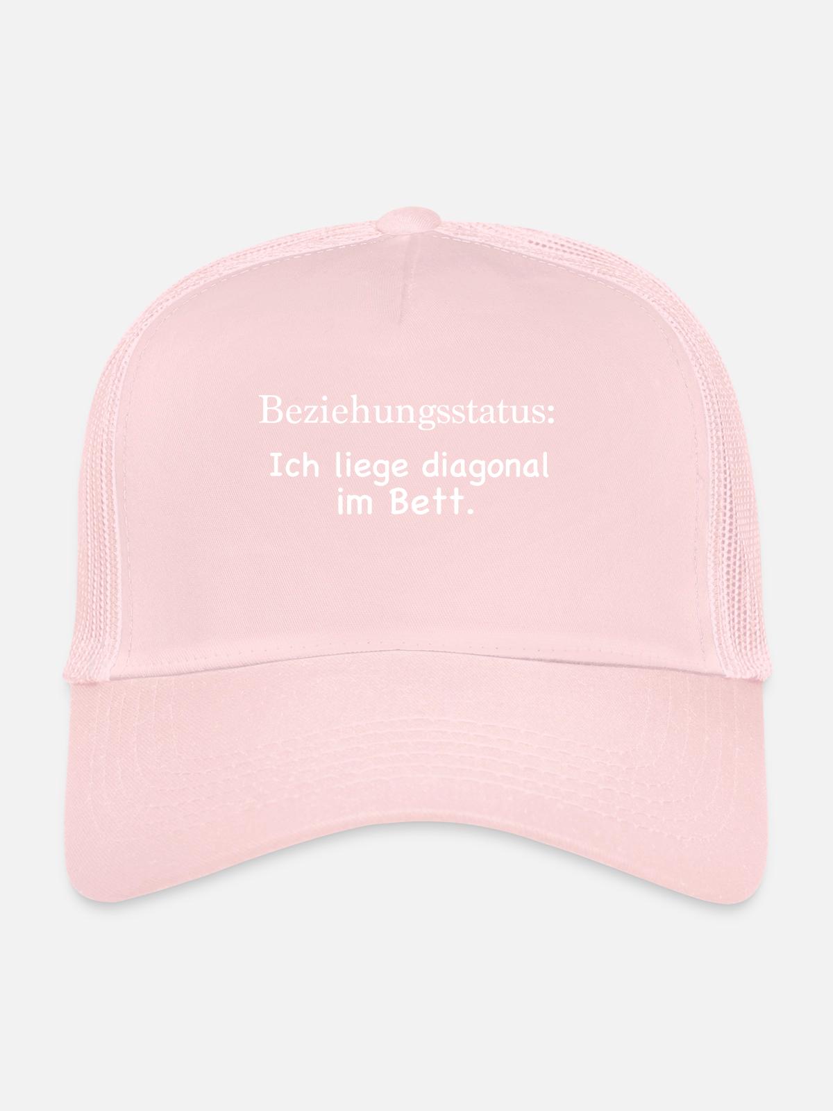 Relationship status - Trucker Cap - pale pink - Front