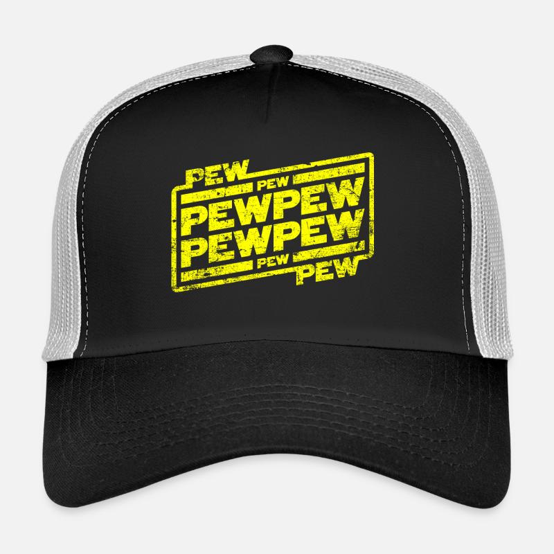 Pew Pew Pew - Trucker Cap - black/stone grey