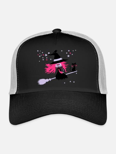 witch - Trucker Cap - black/stone grey - Front