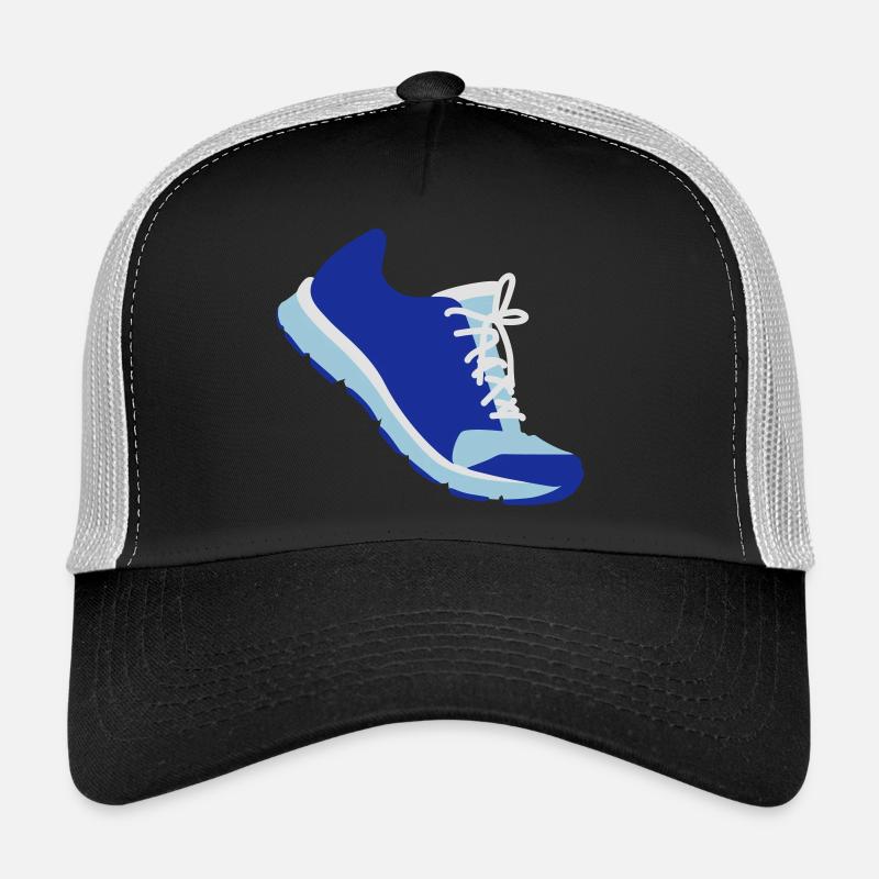 Laufschuh - Trucker Cap - Schwarz/Steingrau