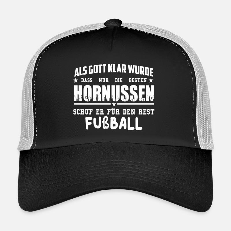 Hornussen - Schweiz - Trucker Cap - Schwarz/Steingrau