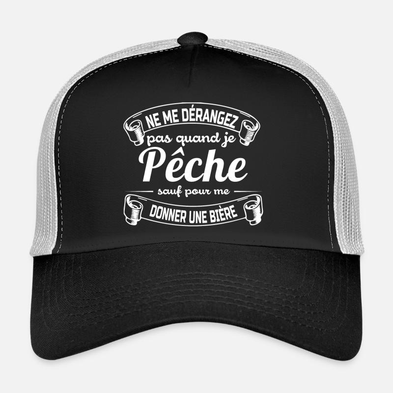 "Pêche et bière" Casquette trucker 