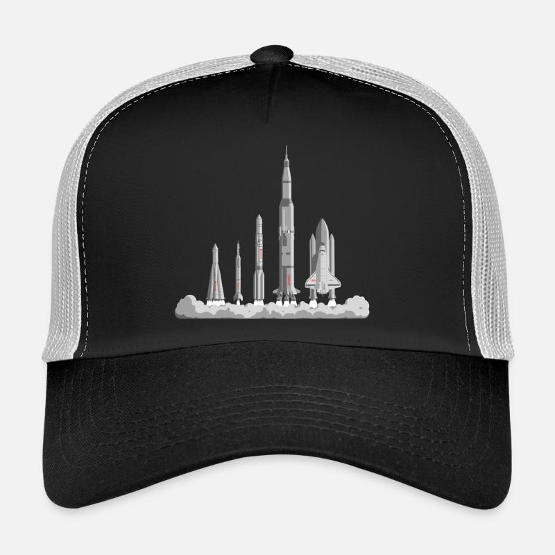 The Space Race - Trucker Cap - black/stone grey