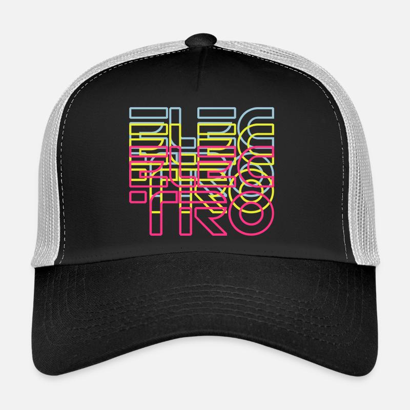 Electro typo Casquette trucker 
