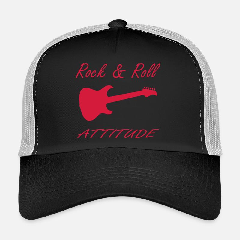 rock - Trucker Cap - Schwarz/Steingrau