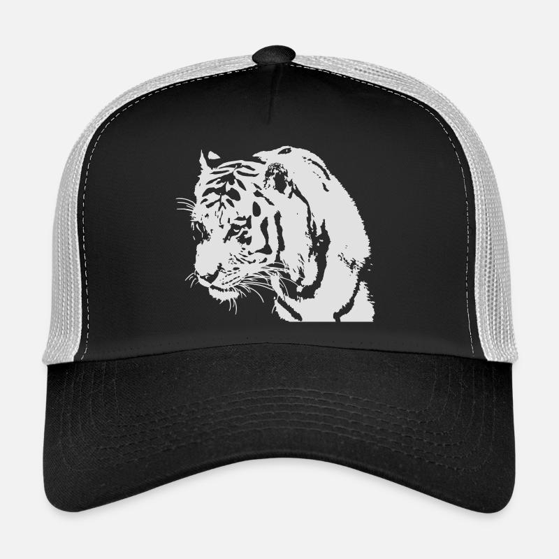 Tiger - Trucker Cap - Schwarz/Steingrau