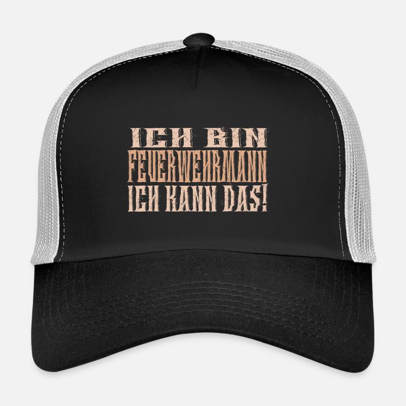 Ich bin Feuerwehrmann Trucker Cap