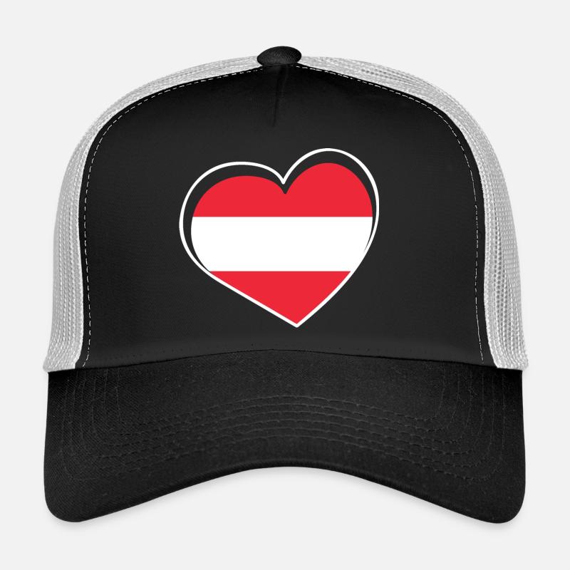 Austria heart Trucker Cap