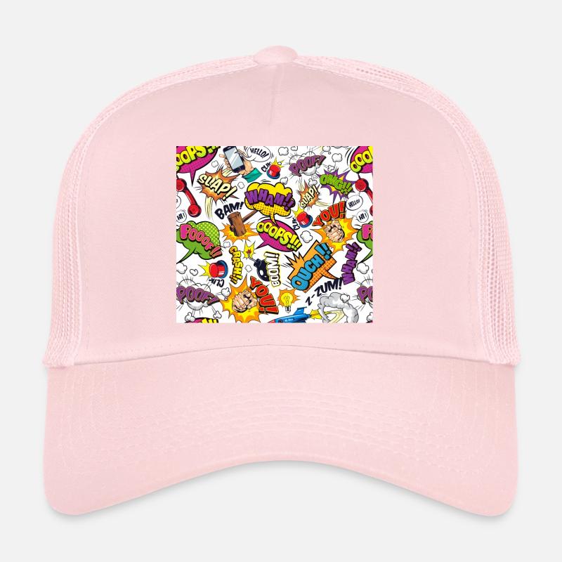 Comic cartoon Trucker Cap