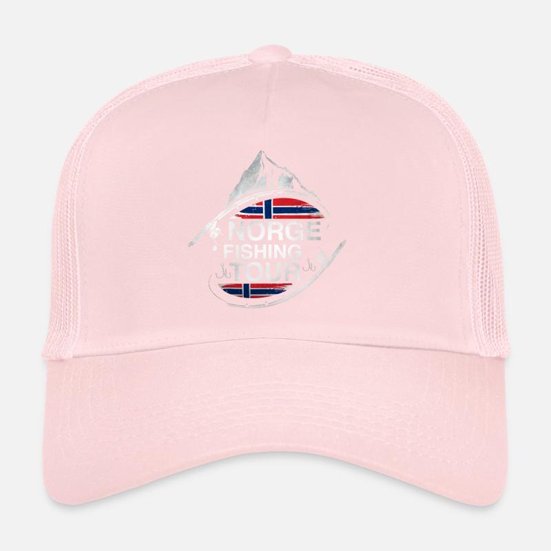 Tour de pêche de Norge Casquette trucker 