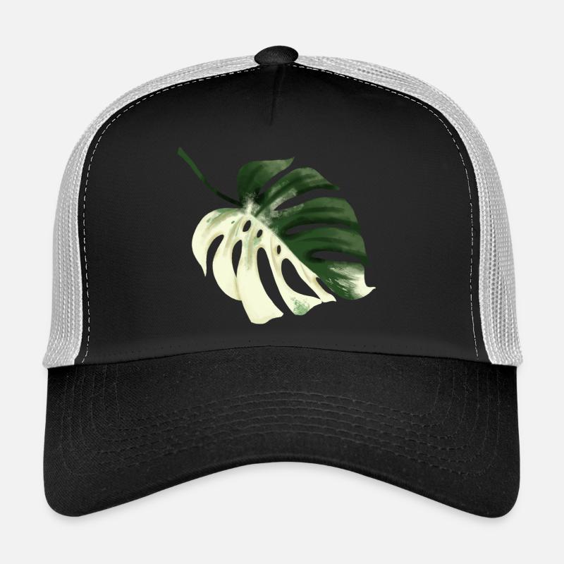 Conception premium Monstera Casquette trucker 