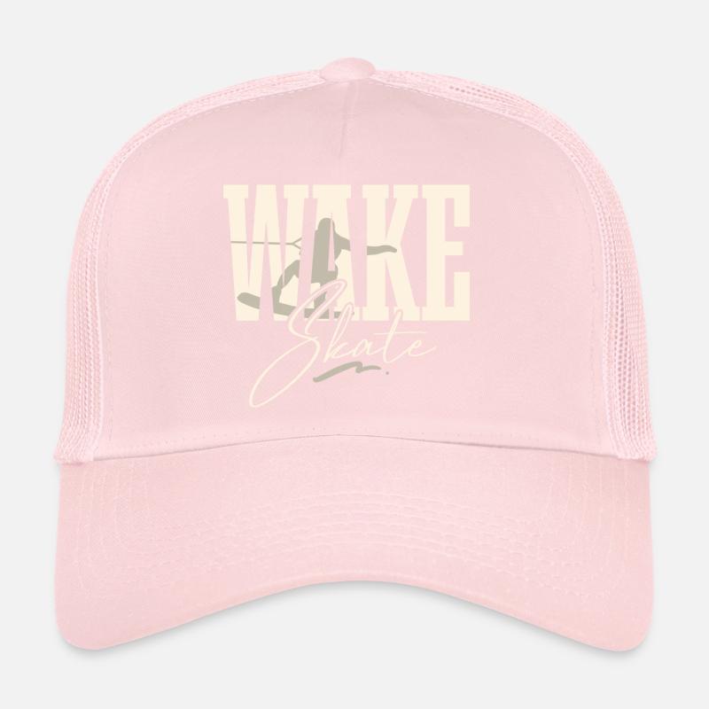 Wakeskate Wakeskating Wakeskater Wakeboard Casquette trucker 
