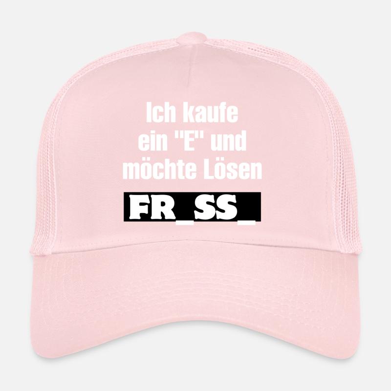 Ich kaufe ein E Großbuchstaben-Design Trucker Cap