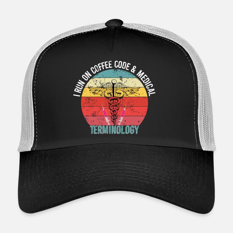 ICD 10 - Medical Coding Specialist - Trucker Cap - black/stone grey
