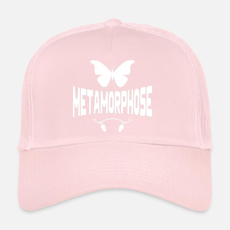 papillon, chrysalide, métamorphose, chenille Casquette trucker 