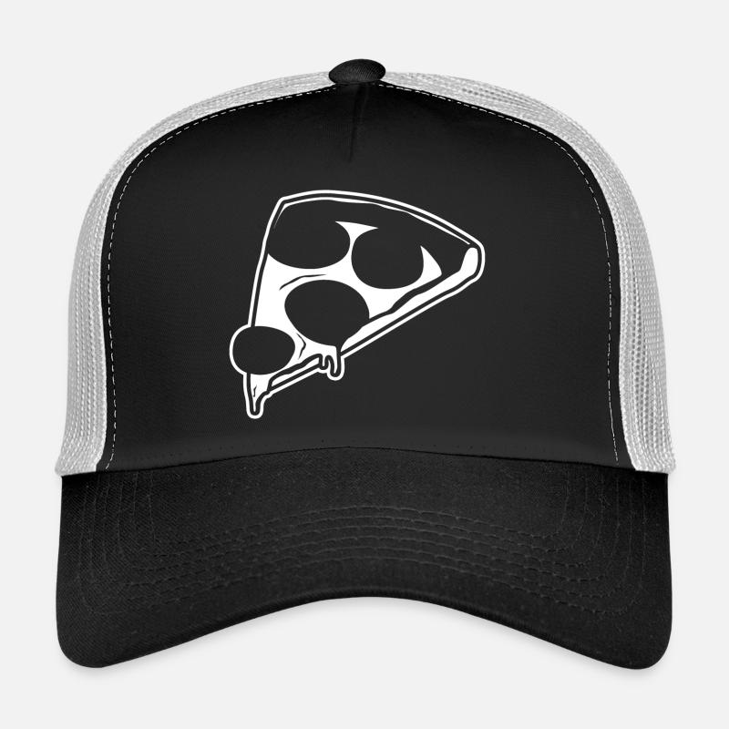 Dessin de pizza Casquette trucker 