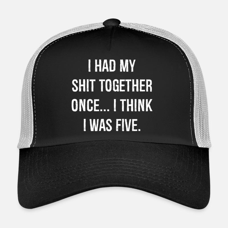 J’avais ma chemise drôle de merde ensemble Casquette trucker 
