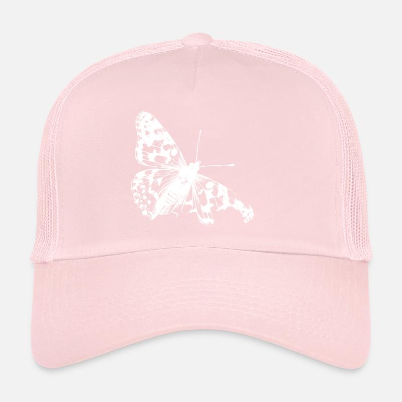 La beauté rare du papillon chardon Casquette trucker 