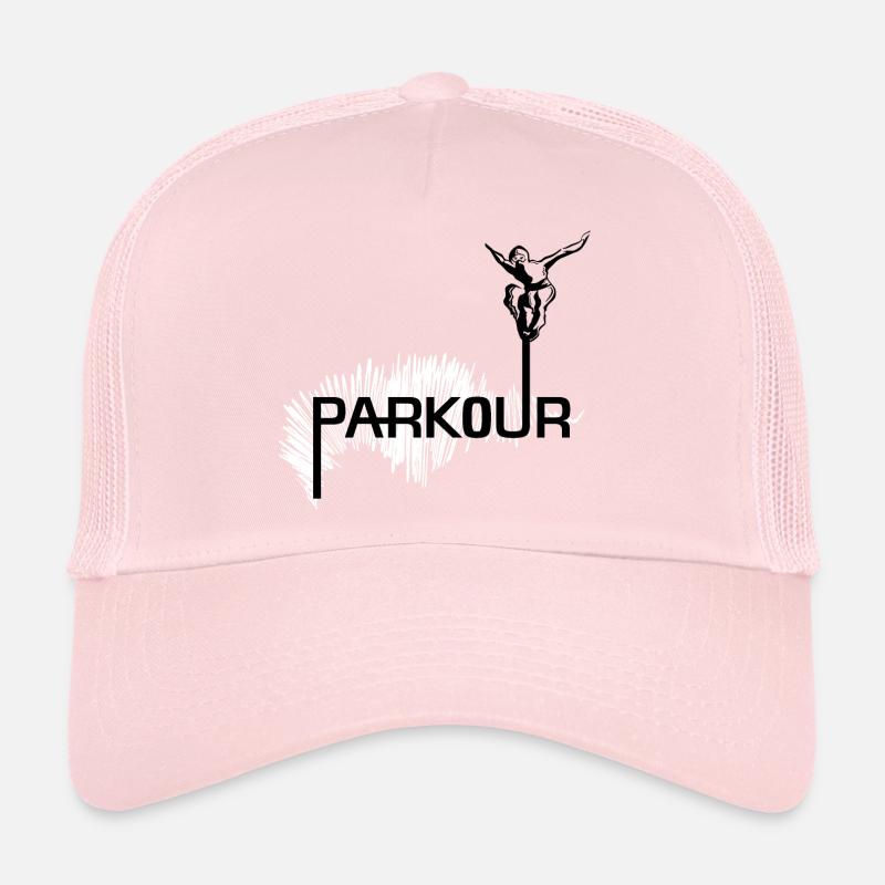 Parkour Ninja - noir-blanc Casquette trucker 