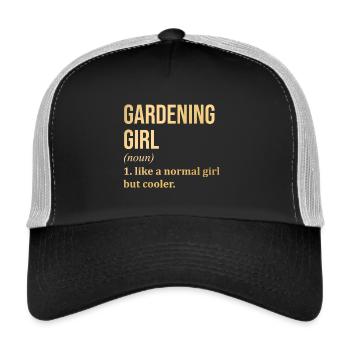 Jardinage Jardinage Jardinage - Casquette trucker  - noir/gris pierre - Devant
