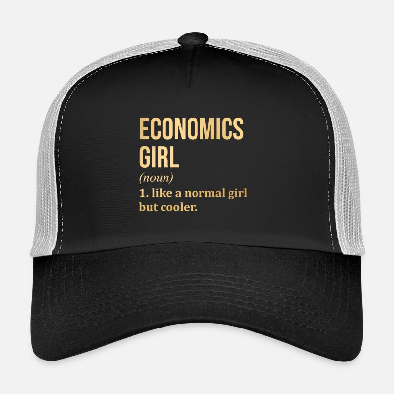 Wirtschaftswissenschaft - Trucker Cap - Schwarz/Steingrau