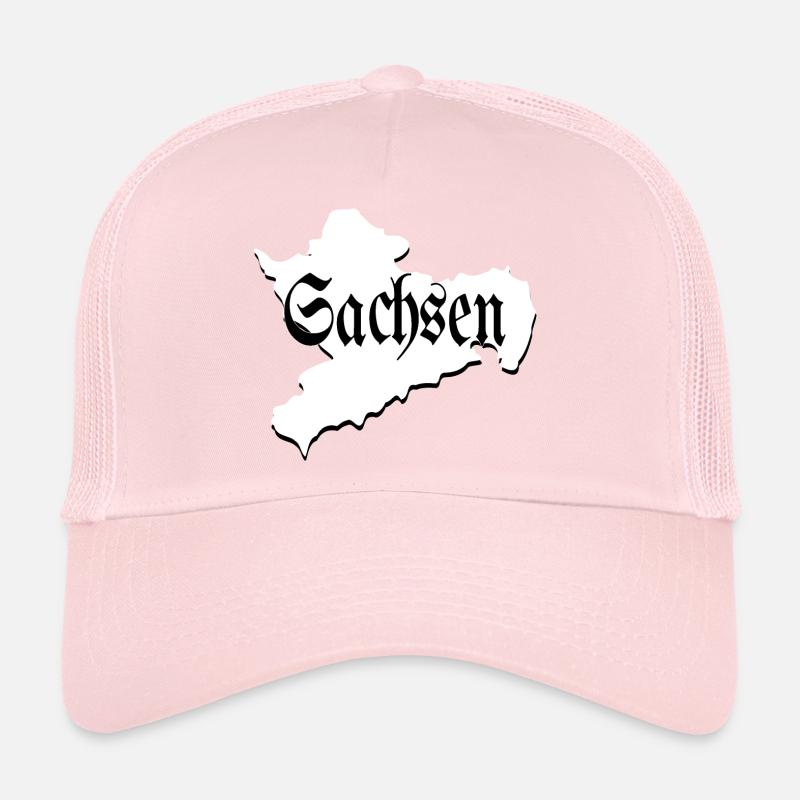 Saxe noir et blanc Casquette trucker 