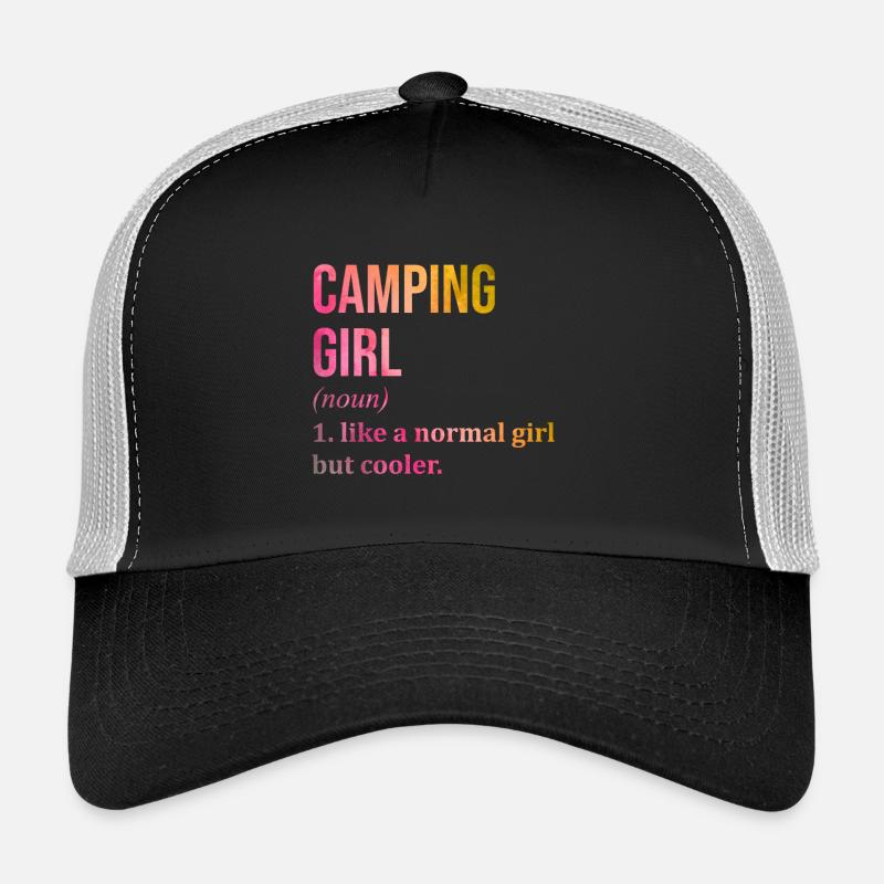 campeur - Casquette trucker  - noir/gris pierre