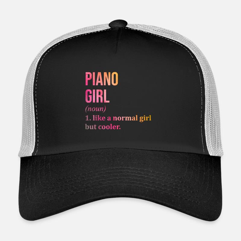 Piano Trucker Cap
