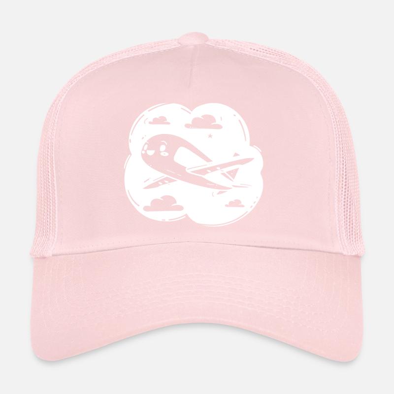 Dessin de l’avion d’hélice Casquette trucker 