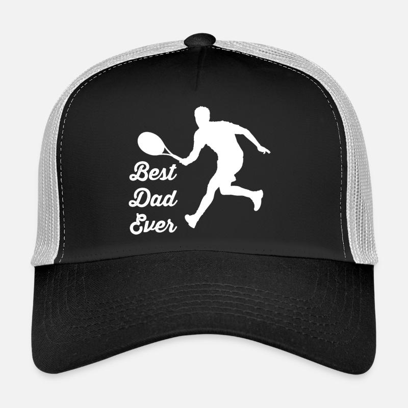 Tennis - Trucker Cap - Schwarz/Steingrau