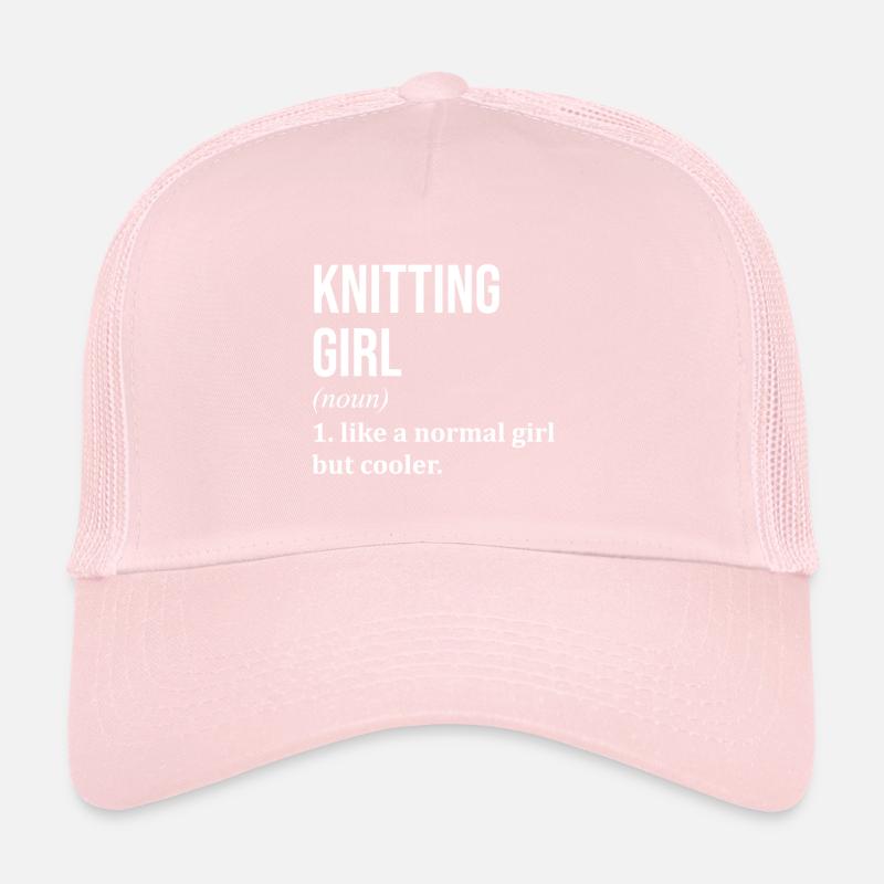 Knitting Trucker Cap