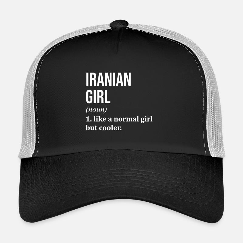 Iran - Trucker Cap - Schwarz/Steingrau