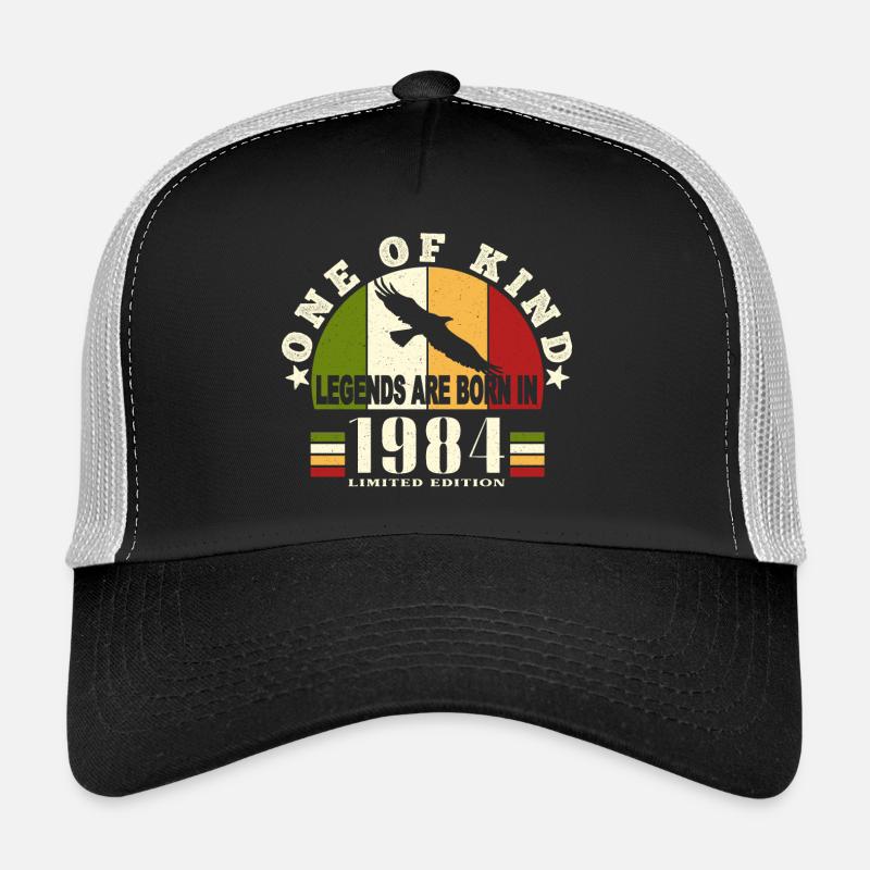 Legend Born 1984 anniversaire 40 ans Casquette trucker 