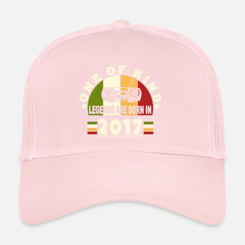 2017 Naissance de légende 2017 né en 2017 annivers Casquette trucker 