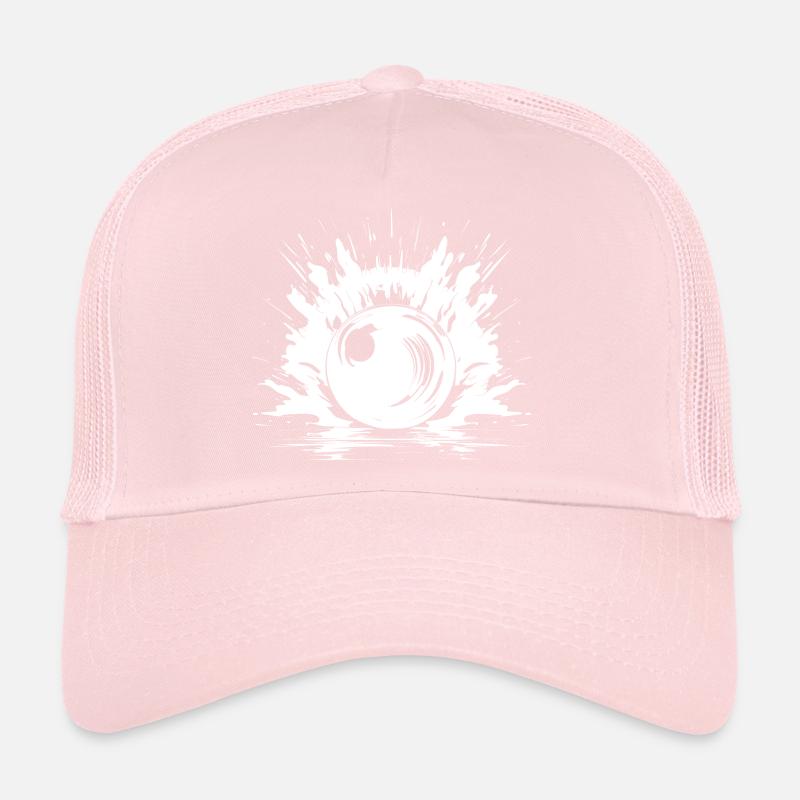Bowling Drawing Trucker Cap
