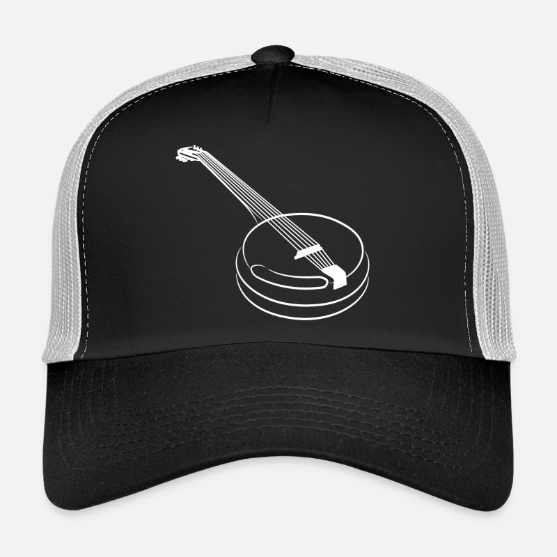 Banjo Sketch Trucker Cap