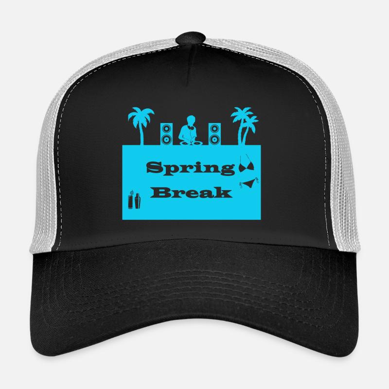 spring break bleu clair Casquette trucker 