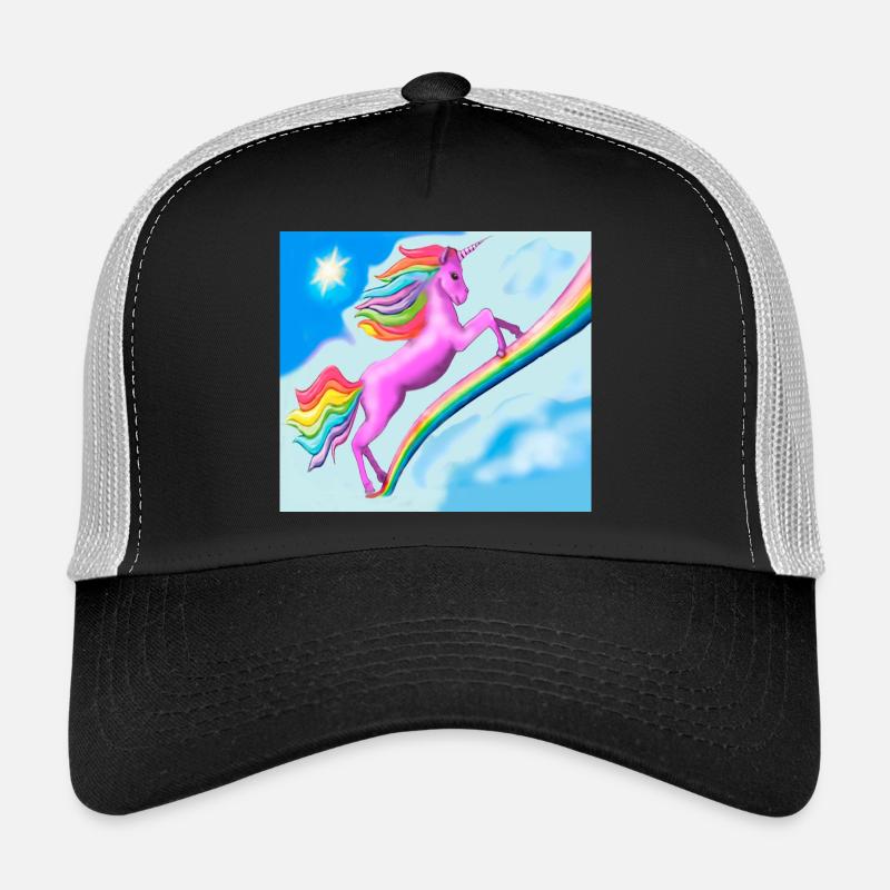 Einhorn und Regenbogen Trucker Cap