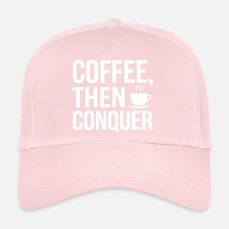 Café, puis conquérir Casquette trucker 