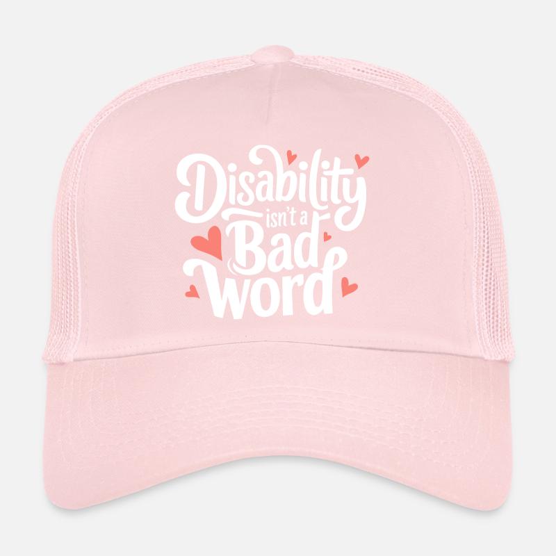 Le handicap n’est pas un gros mot Conscience Acceptation Casquette trucker 