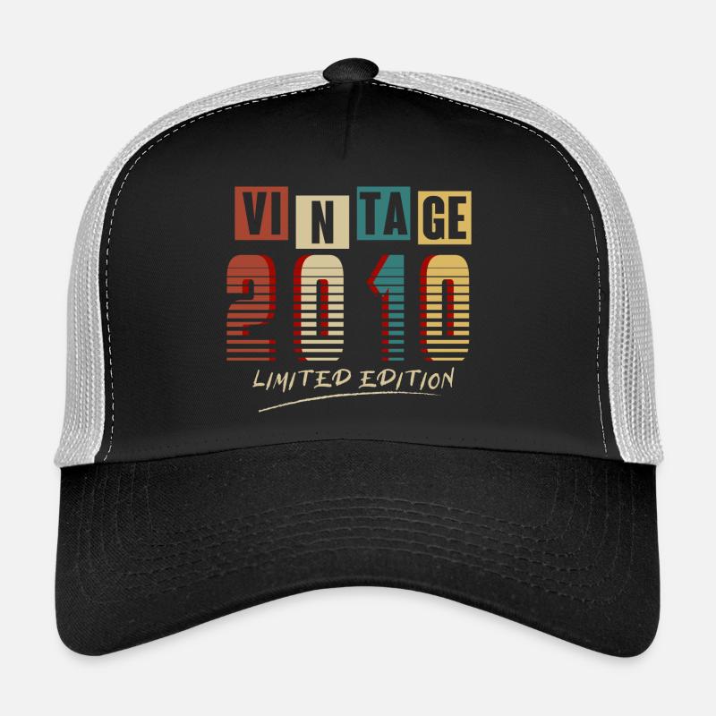 Vintage 2010 : Edition Limitée - 15e anniversaire. Casquette trucker