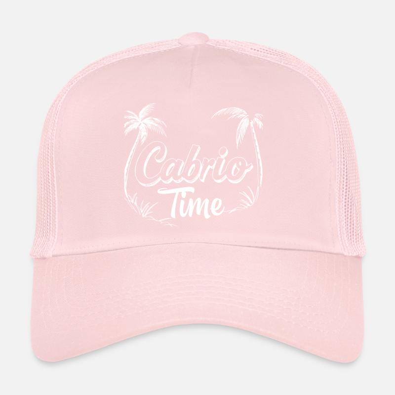 Cabrio Time Cooler Dire Cabriolet Palmiers Été Casquette trucker 