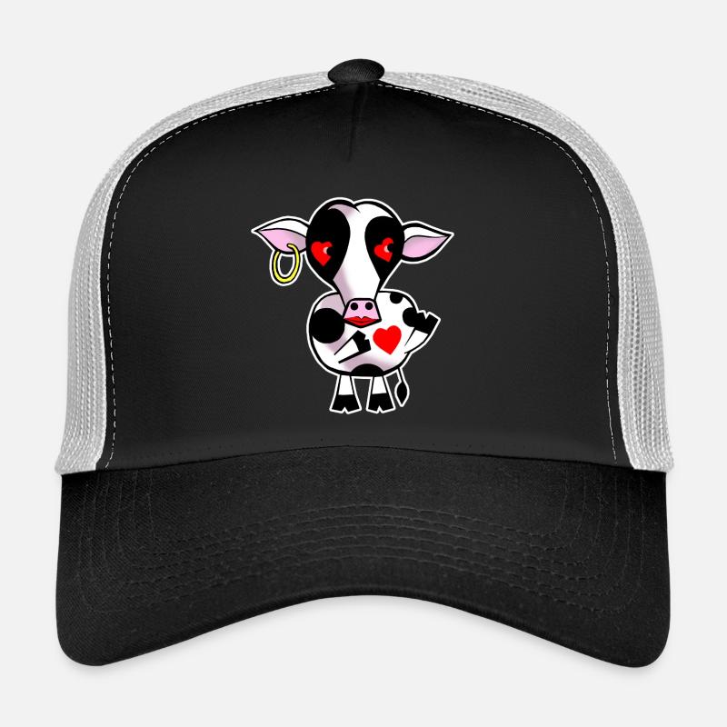 Kuh mit Herz Trucker Cap