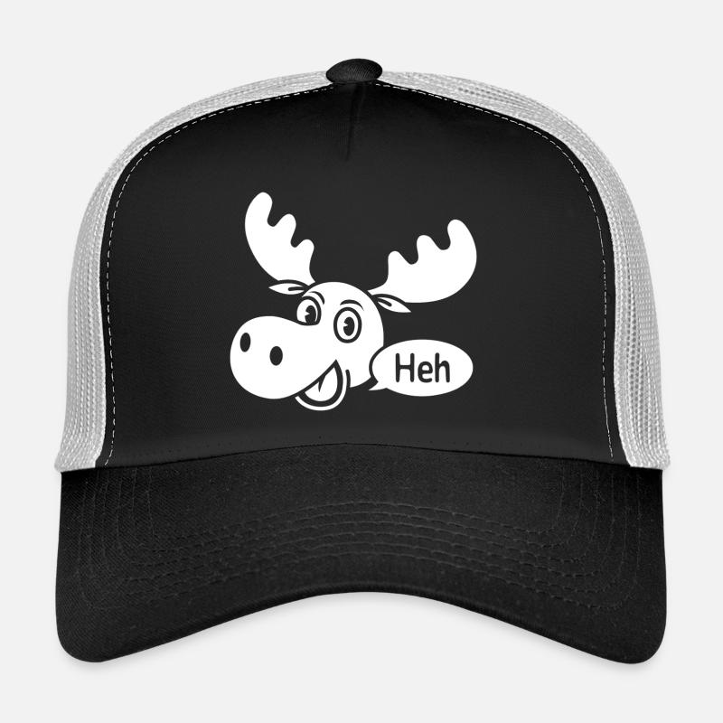 Amüsierter Elch Trucker Cap