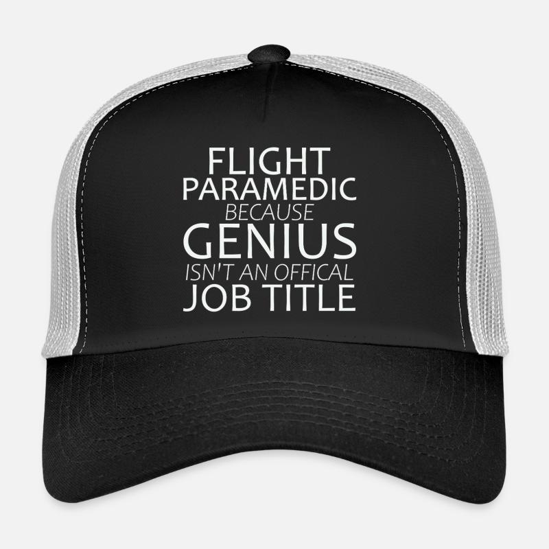 Flight Paramedic Genius Luftrettung Trucker Cap