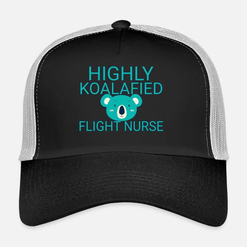 Flight Nurse Koalafied Luftrettung Trucker Cap