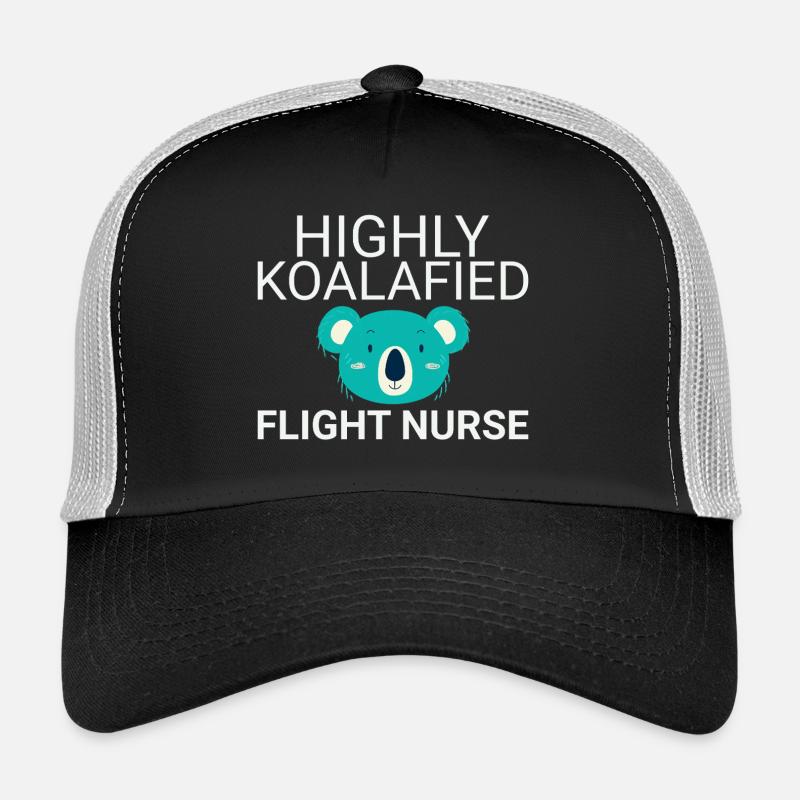 Flight Nurse Koalafied Luftrettung Trucker Cap