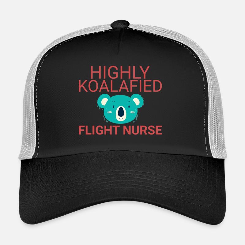 Flight Nurse Koalafied Luftrettung Trucker Cap