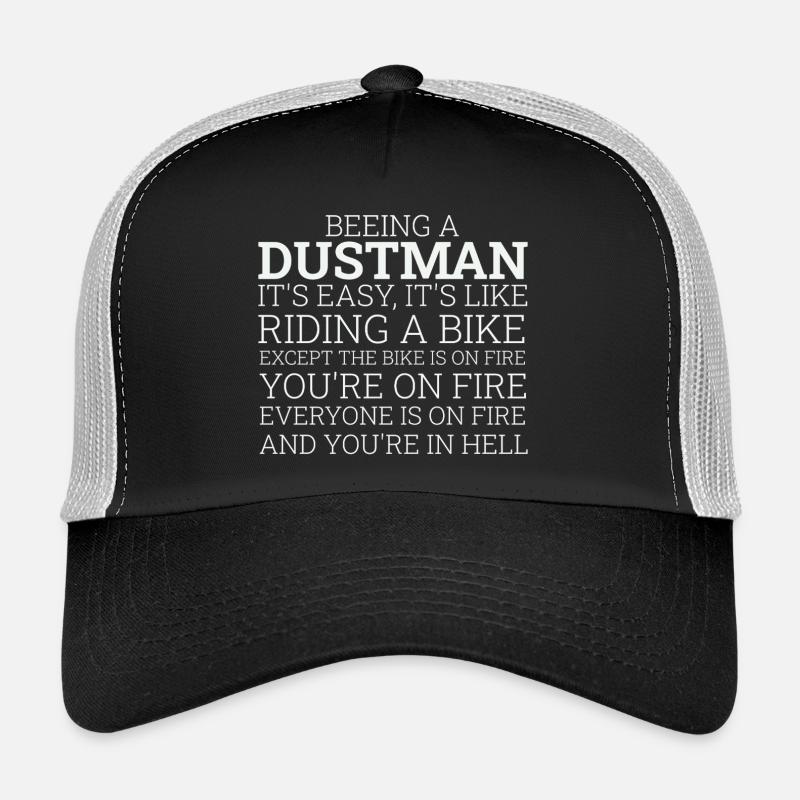 Dustman à vélo Casquette trucker 