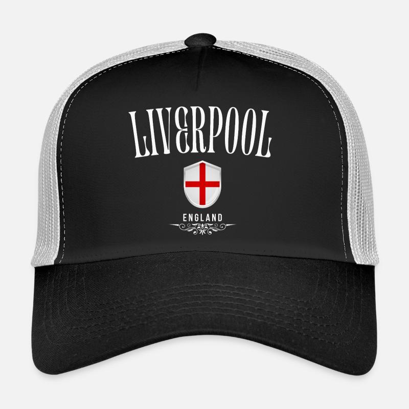 Liverpool England, elegant minimalist design Trucker Cap
